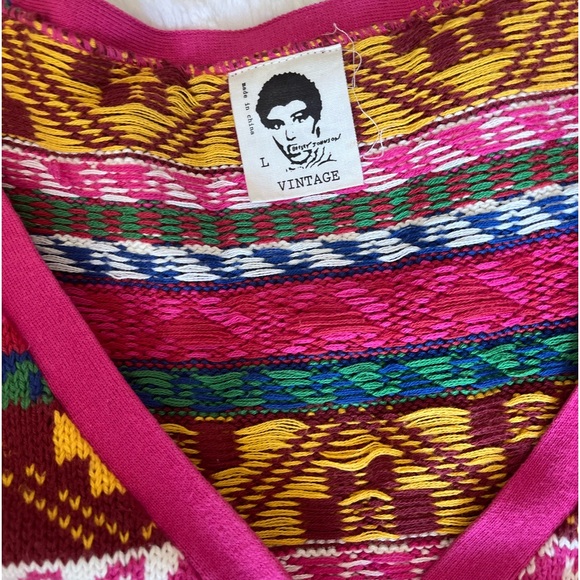 VINTAGE BETSEY JOHNSON CARDIGAN SWEATER SIZE LARGE - Picture 7 of 8